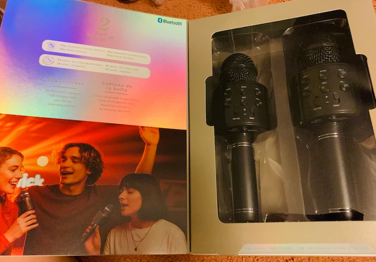 Bluetooth Microphone Set of 2. Brand New Box. - photo 2