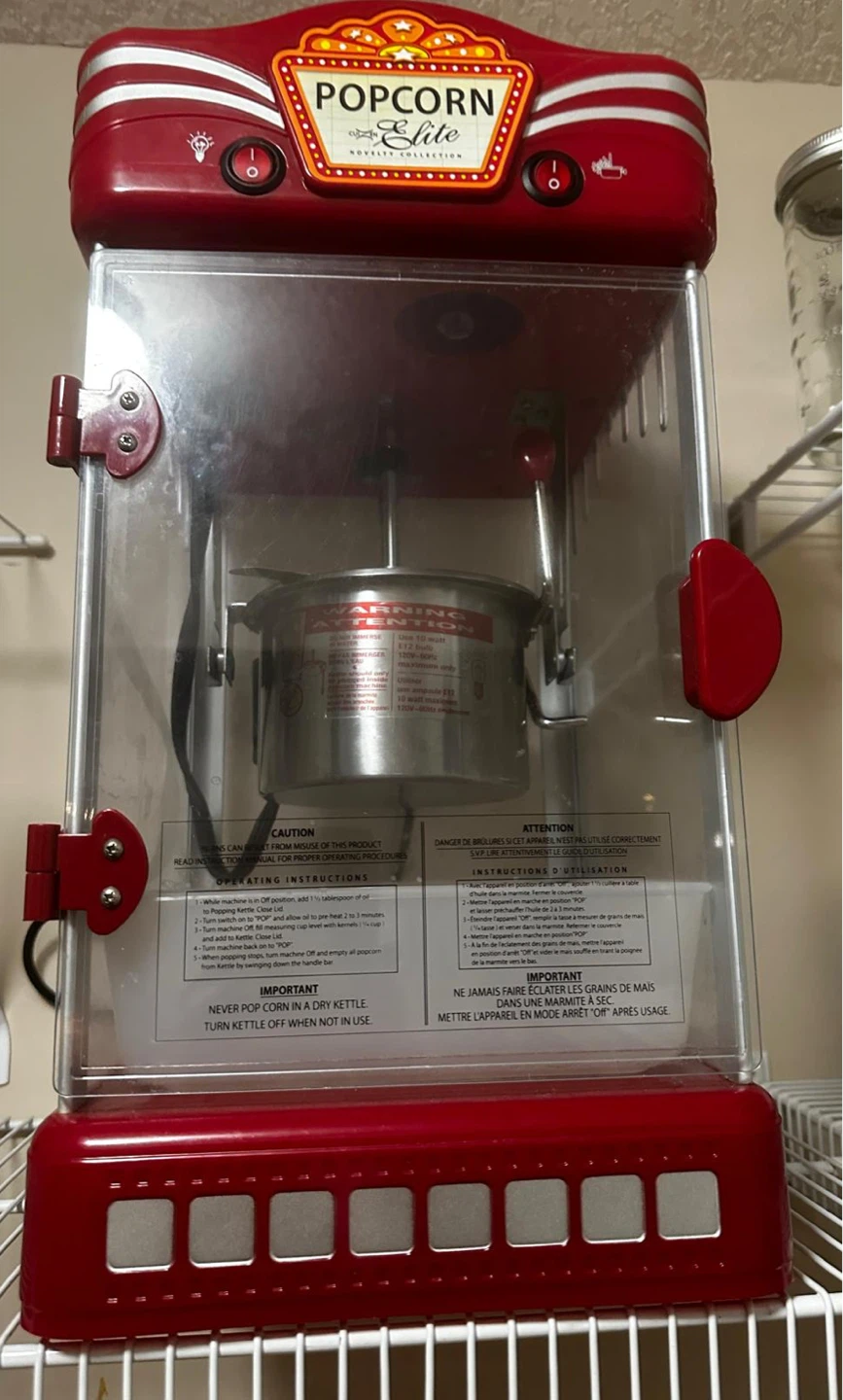 Retro Popcorn Elite Novelty Maker