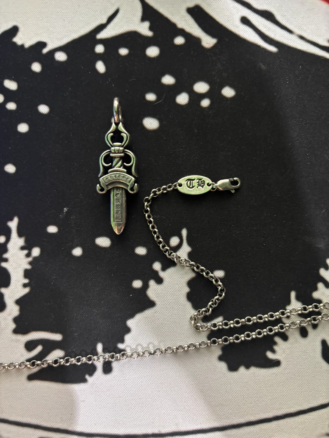 Chrome Hearts Dagger Pendant Necklace
