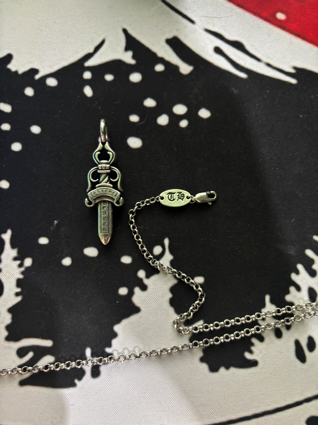 Chrome Hearts Dagger Pendant Necklace - photo 3