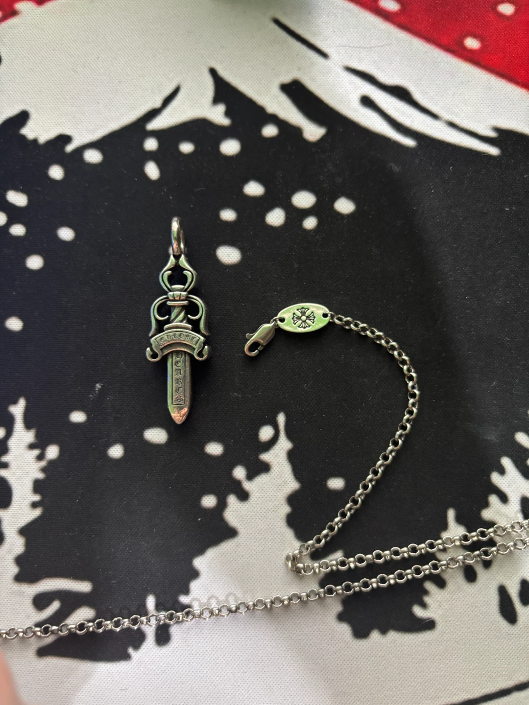 Chrome Hearts Dagger Pendant Necklace - photo 4