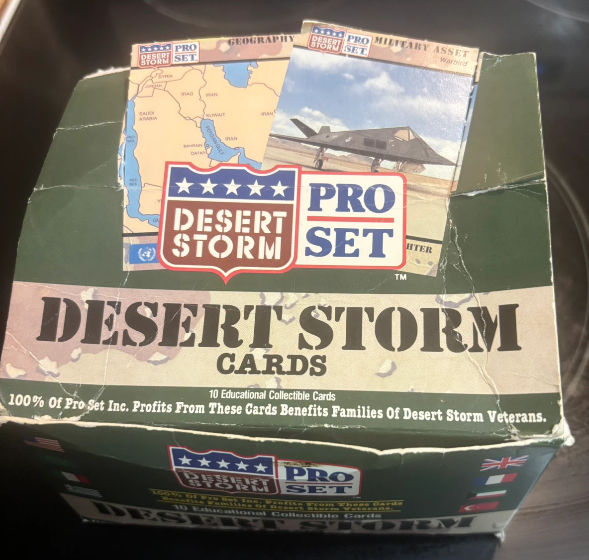 Desert Storm Pro Set Cards and Book