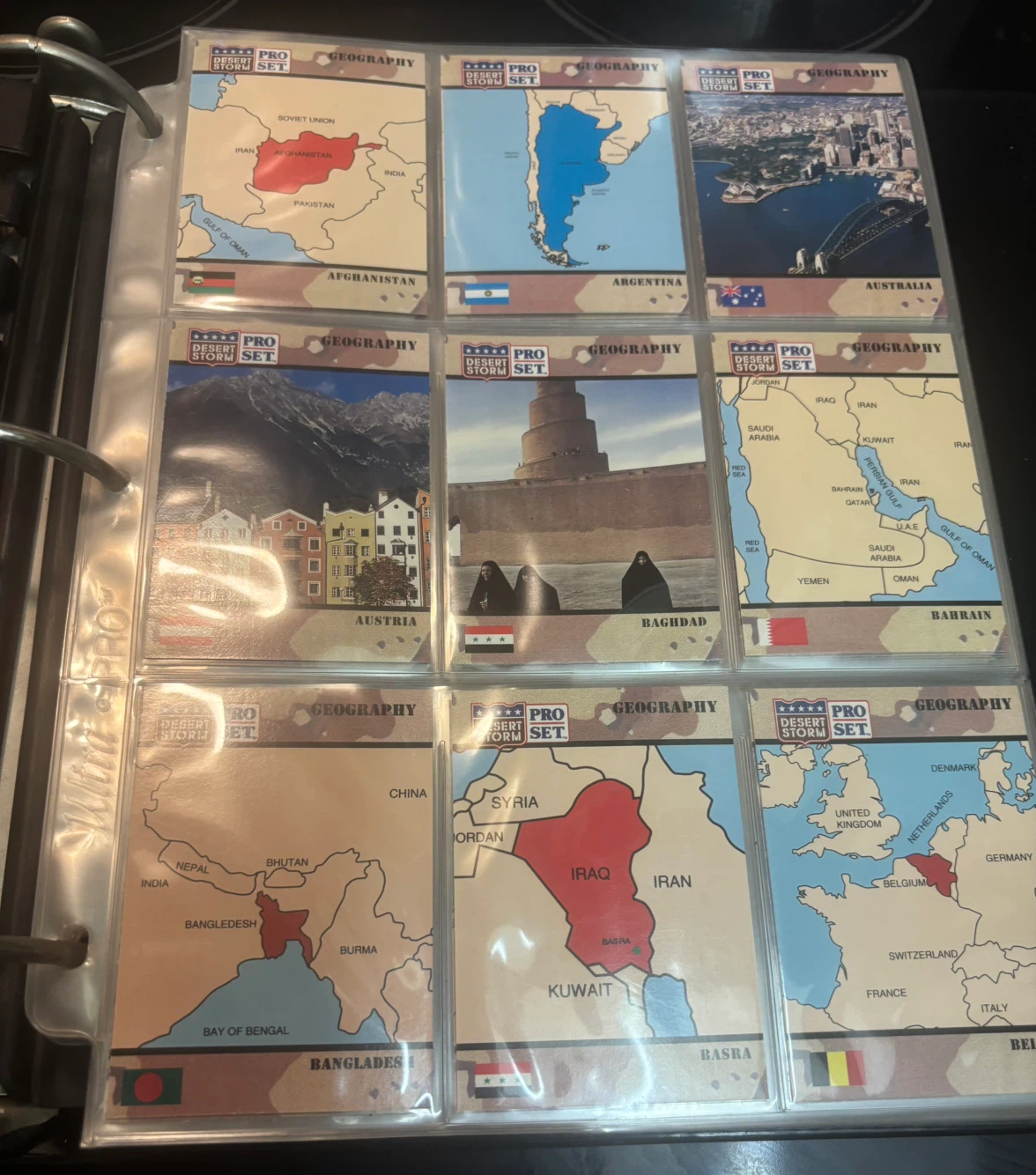 Desert Storm Pro Set Cards and Book - photo 5