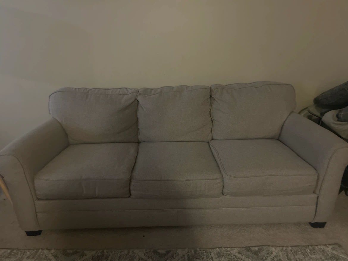 Grey 3-Seater Sofa - photo 4