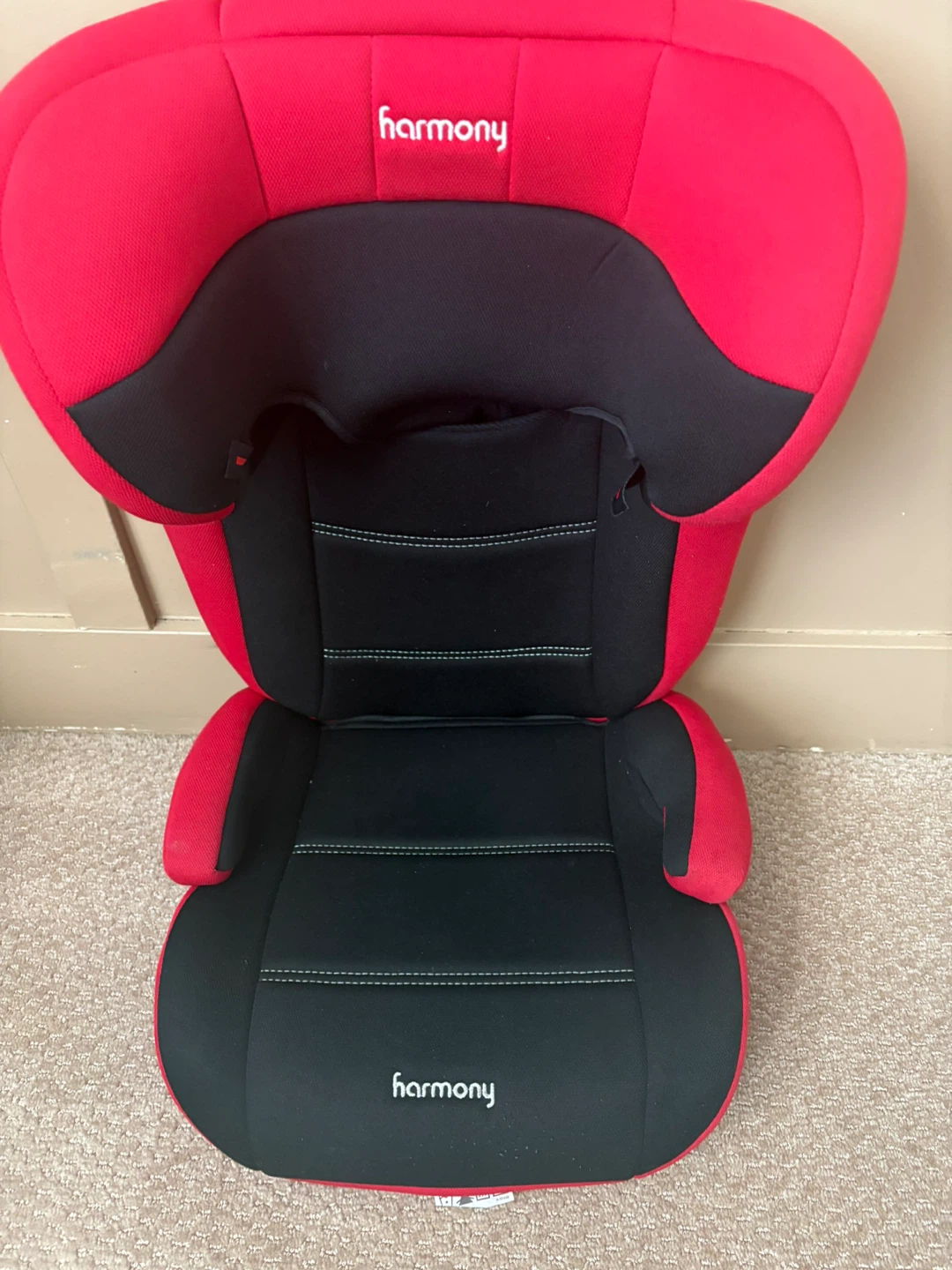 Harmony Red and Black Booster Seat