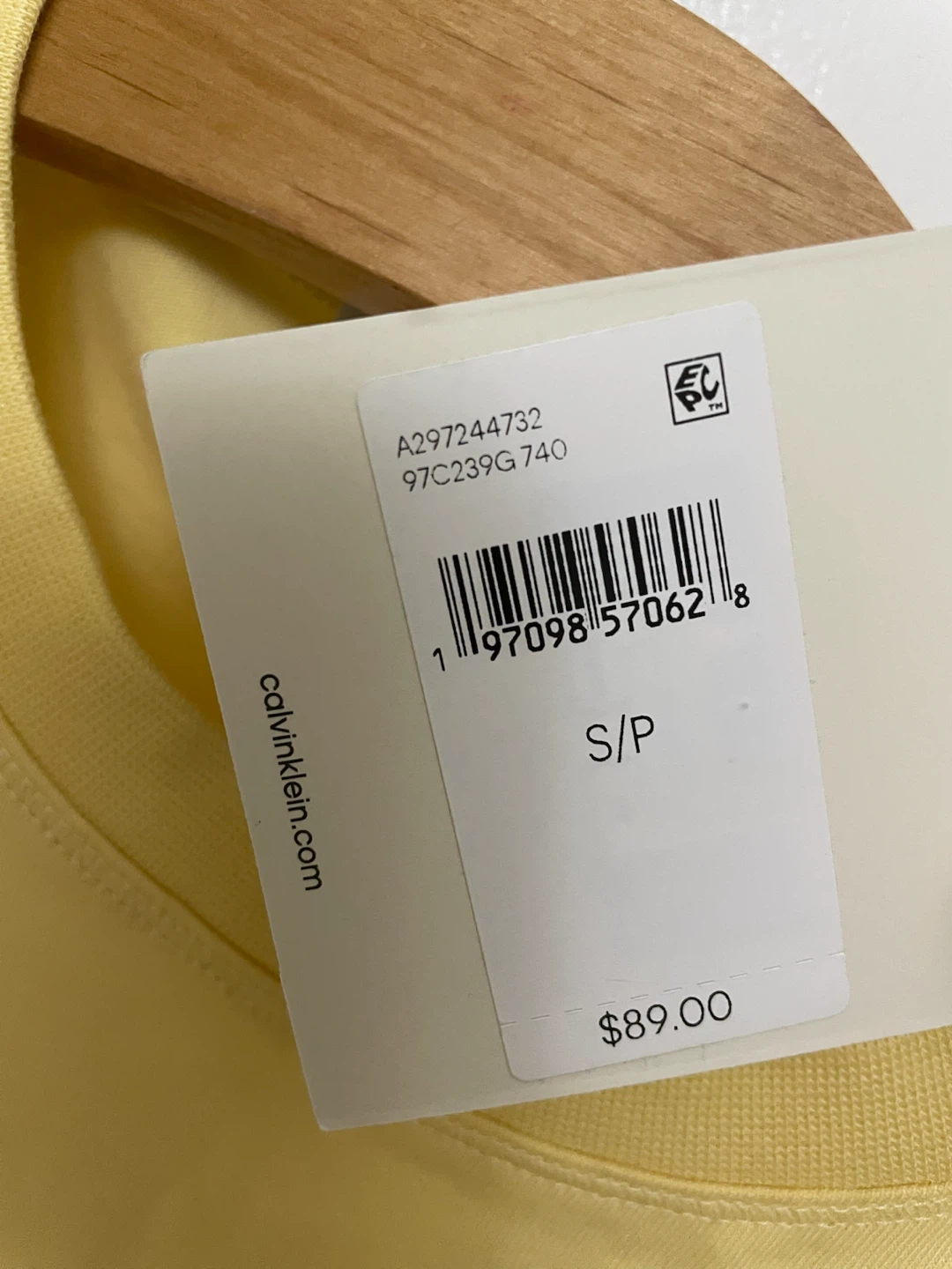 Calvin Klein Jeans Sleeveless Dress - Yellow - Size S/P - photo 5