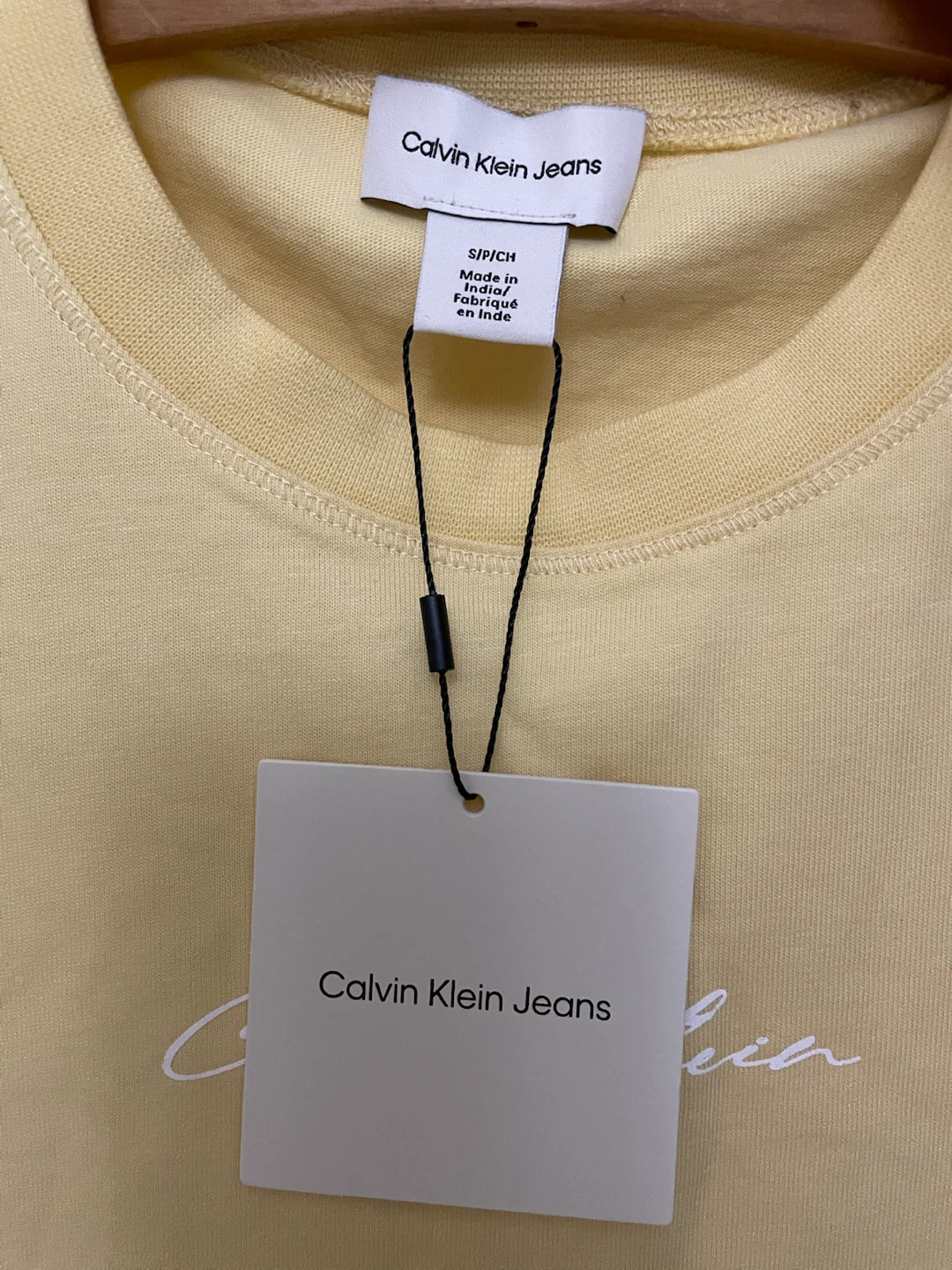 Calvin Klein Jeans Sleeveless Dress - Yellow - Size S/P