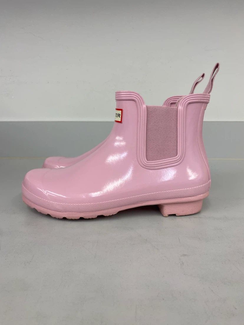 Hunter Women’s Original Gloss Pink Chelsea Boots Size - 8 - photo 2