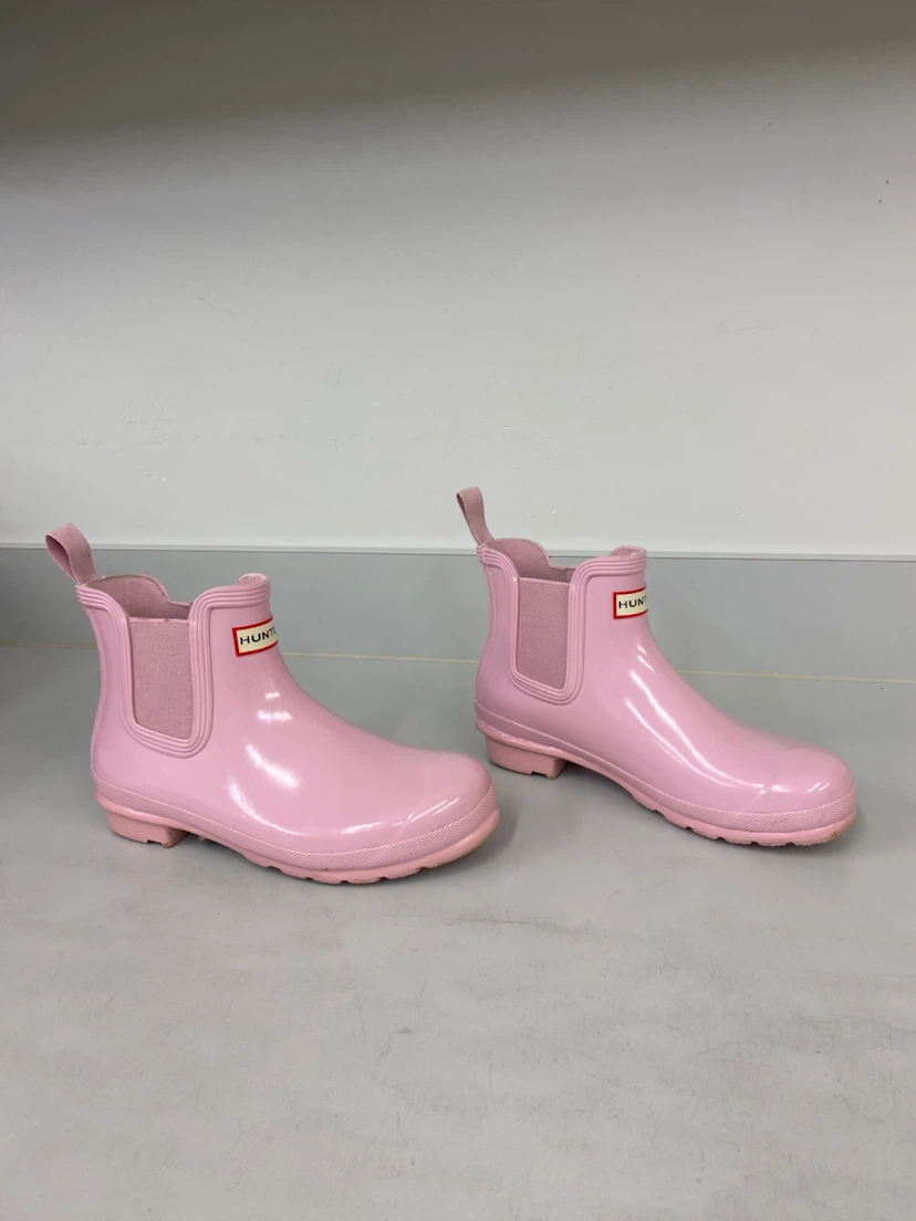 Hunter Women’s Original Gloss Pink Chelsea Boots Size - 8 - photo 4