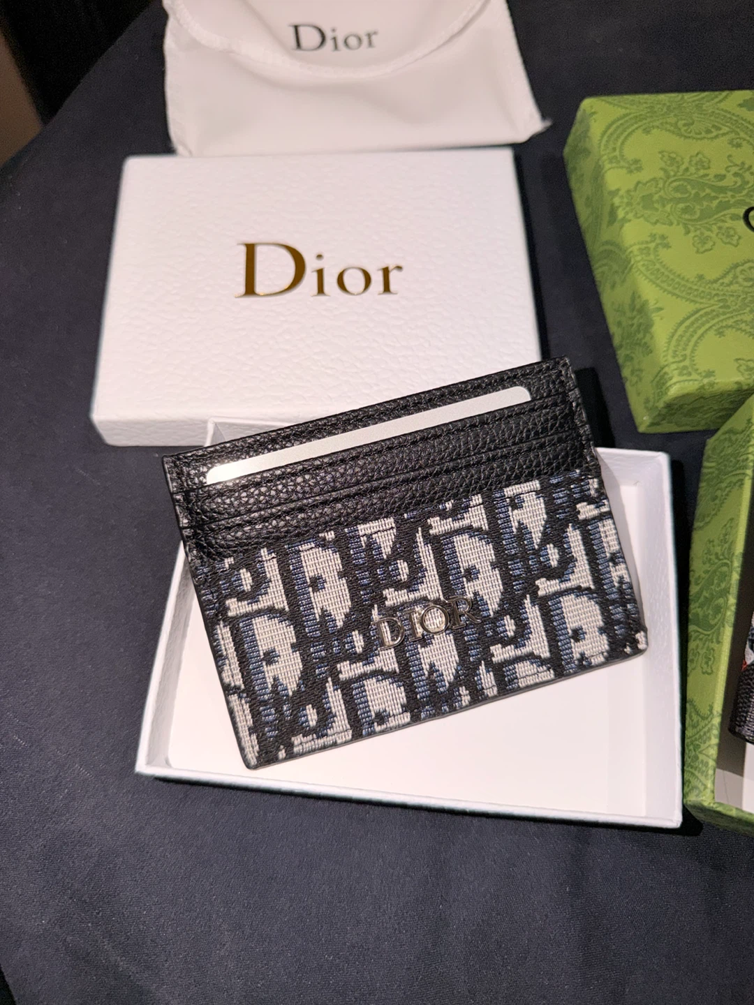 Versace glasses, gucci wallet, dior card holder - photo 2