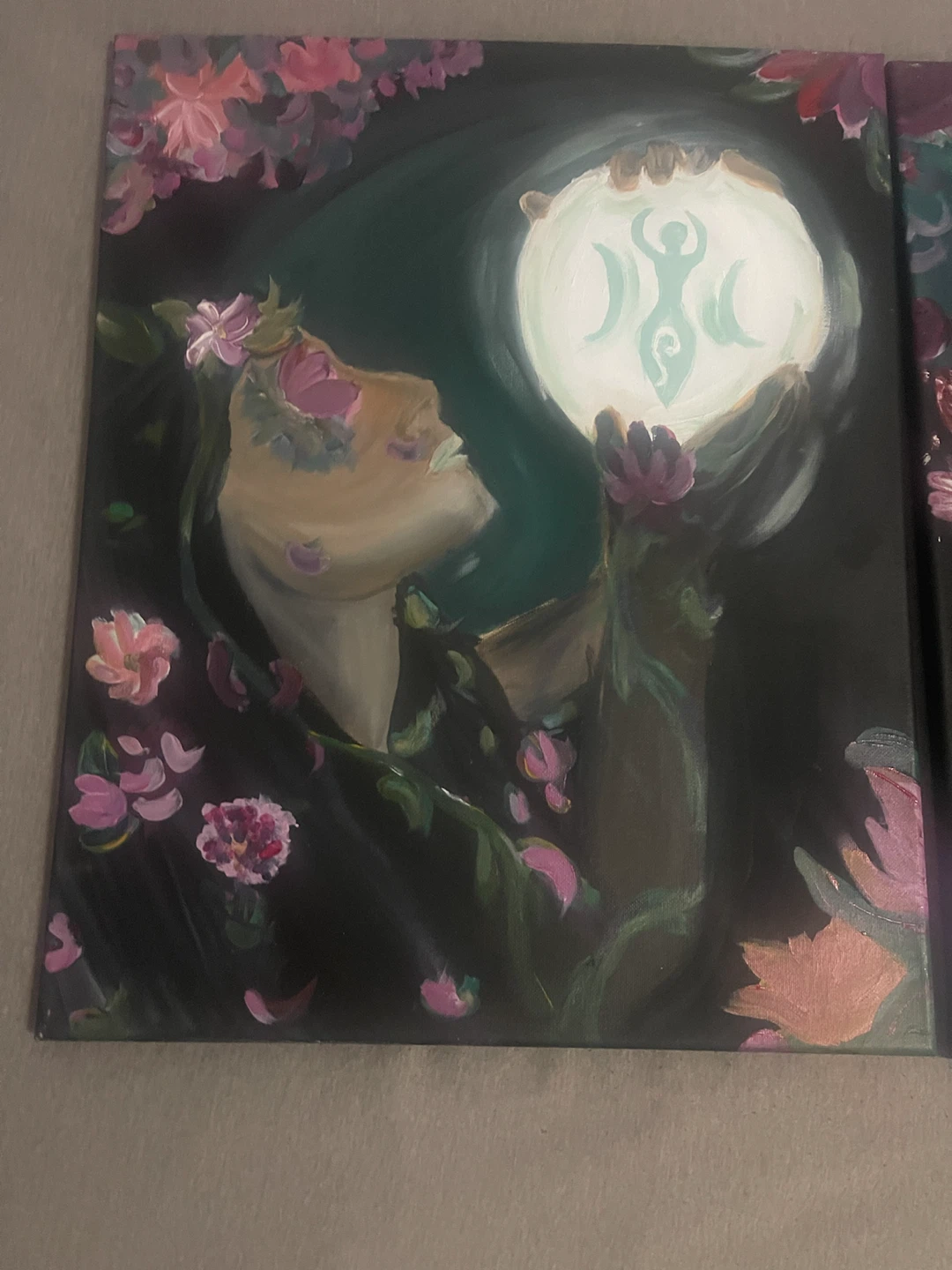 Triptych Canvas Art - Goddess Theme