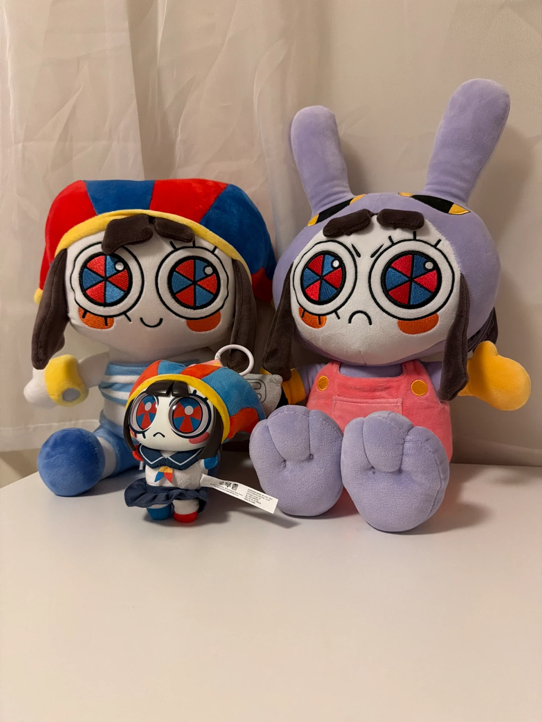 Pomni plushies + Pomni Keychain