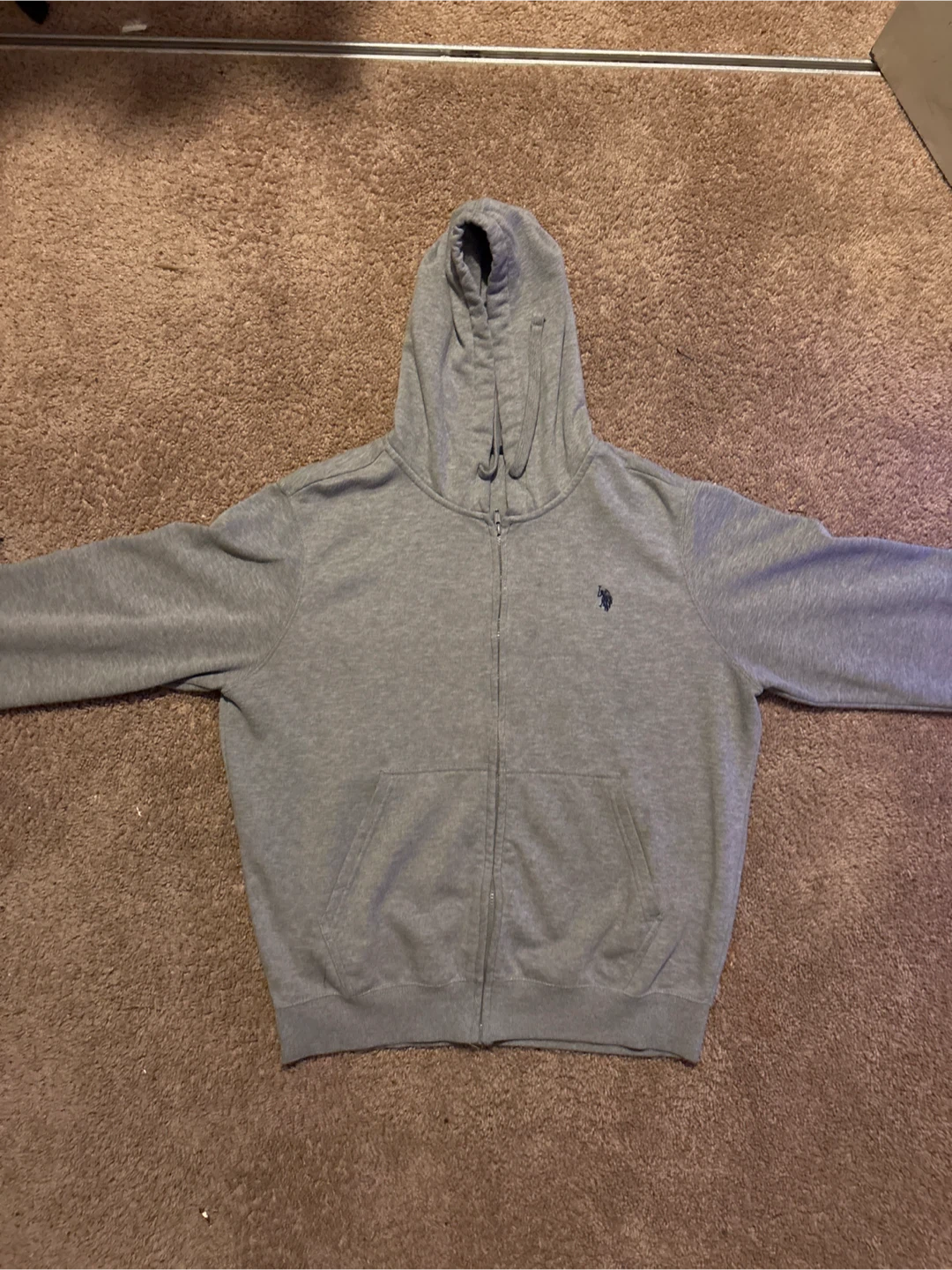 Grey U.S Polo Assn Grey hoodie