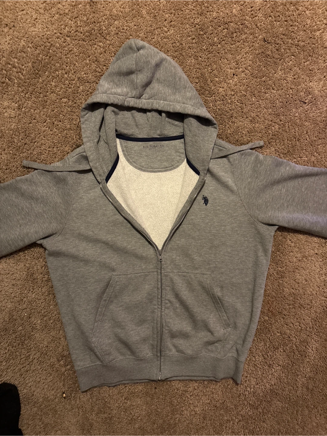 Grey U.S Polo Assn Grey hoodie - photo 3