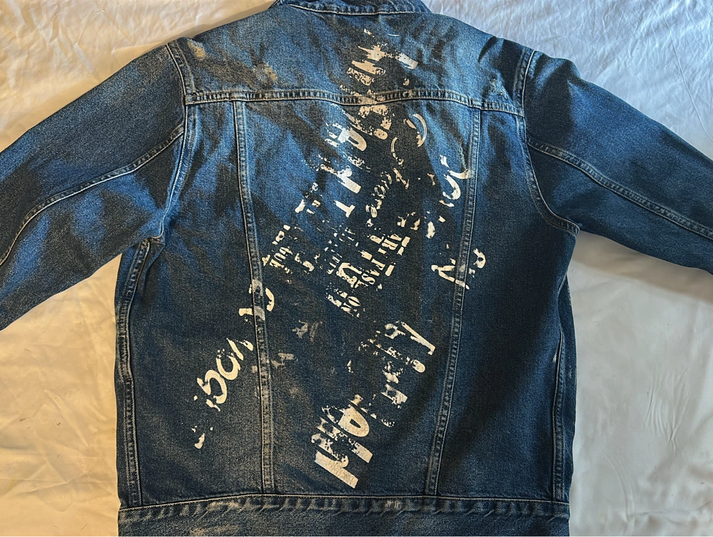 Men's Denim Jacket with Patches - photo 2