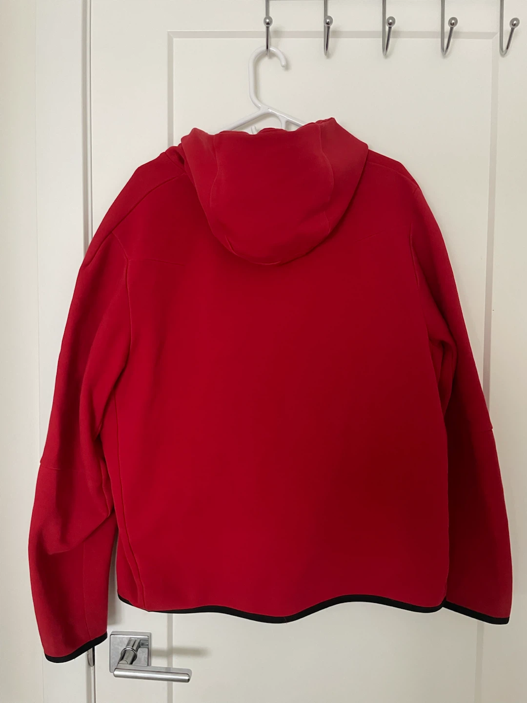 Nike Tech Fleece Red Zip-Up Hoodie - photo 3