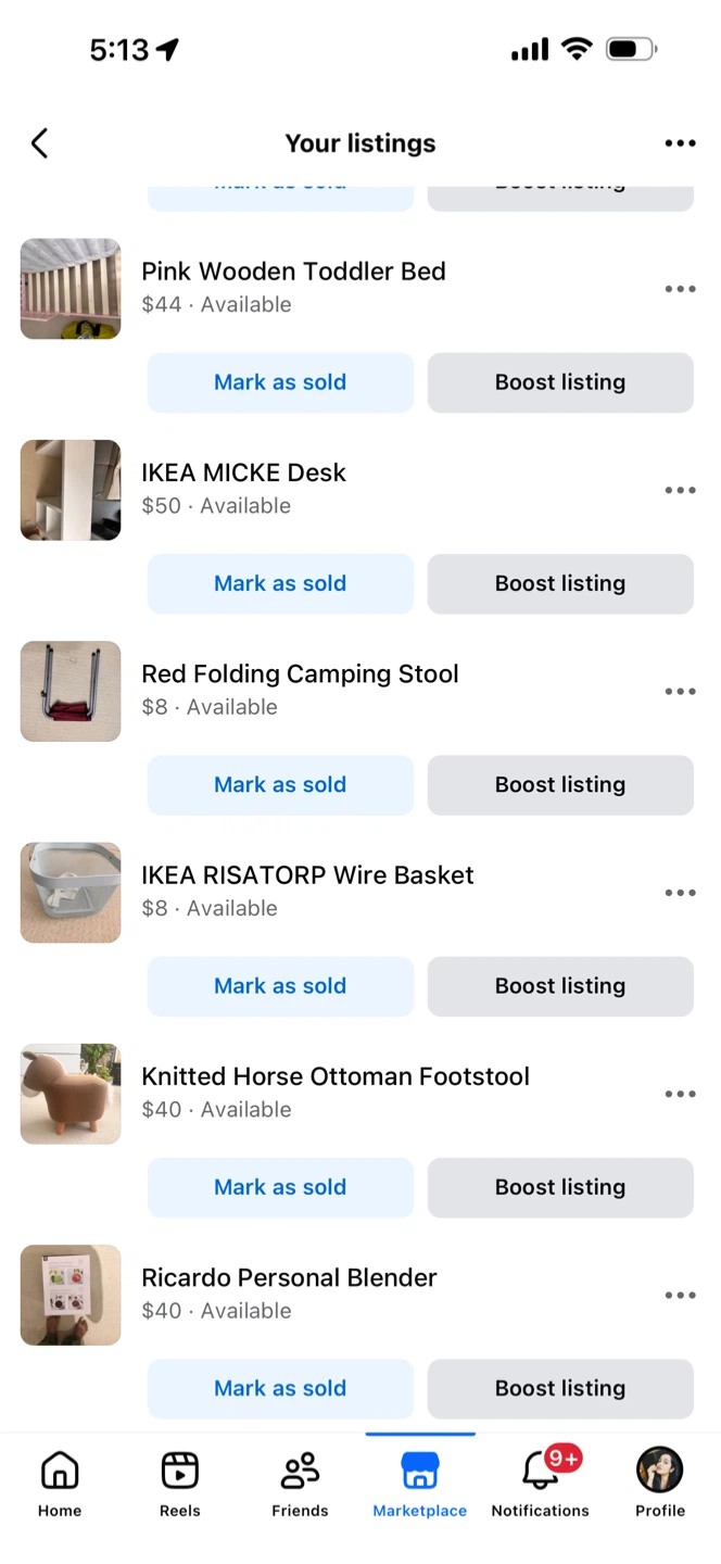 It’s a moving out sale