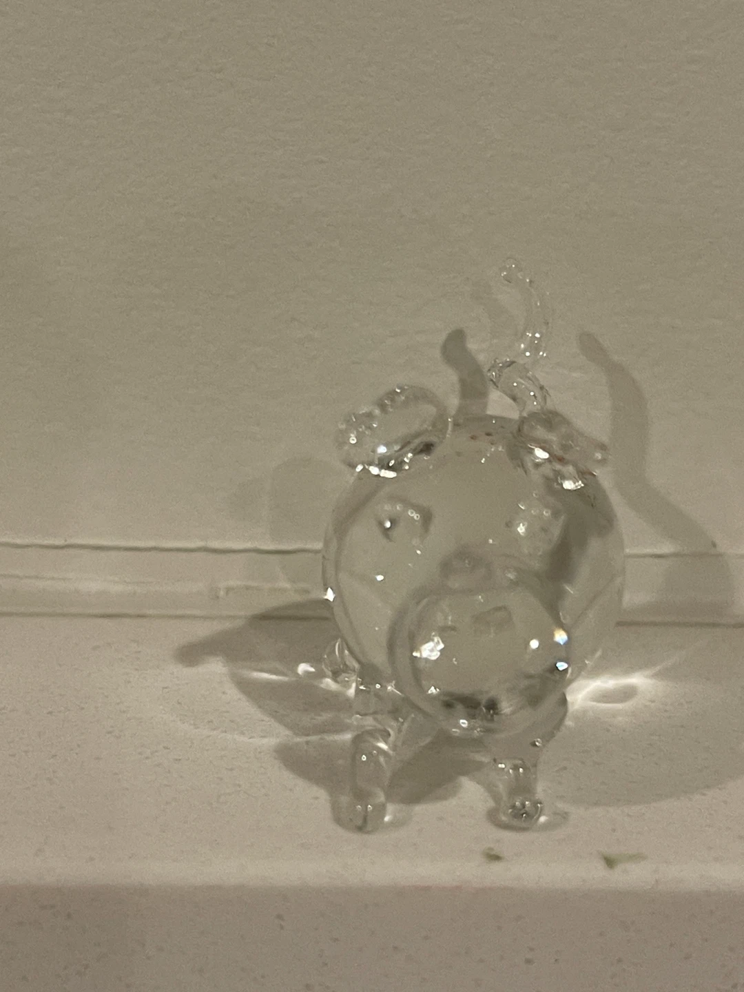 Crystal Clear Pig Figurine - photo 3