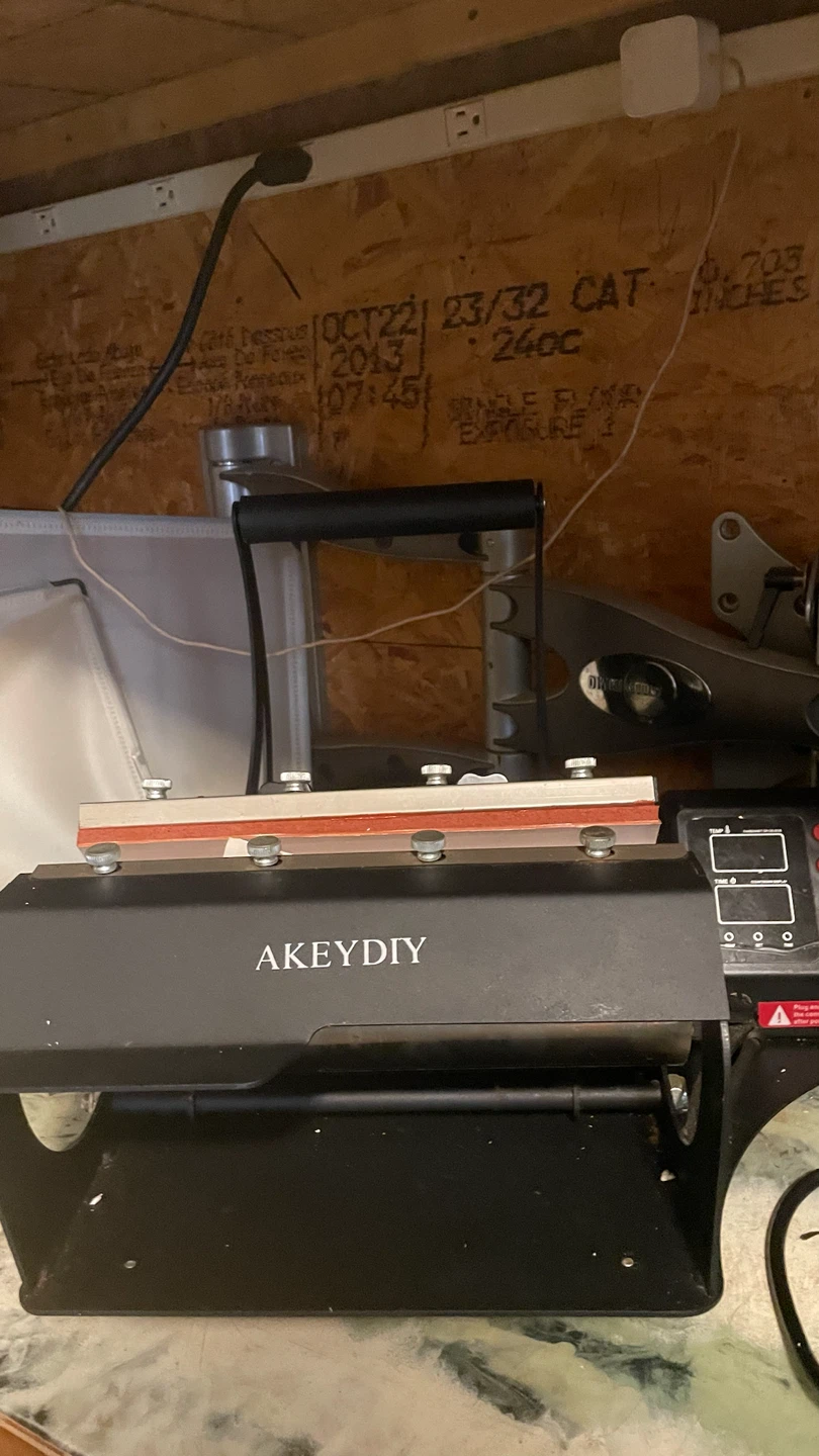 AKE DIY Heat Press Machine with Transfer Powder Jars - photo 4