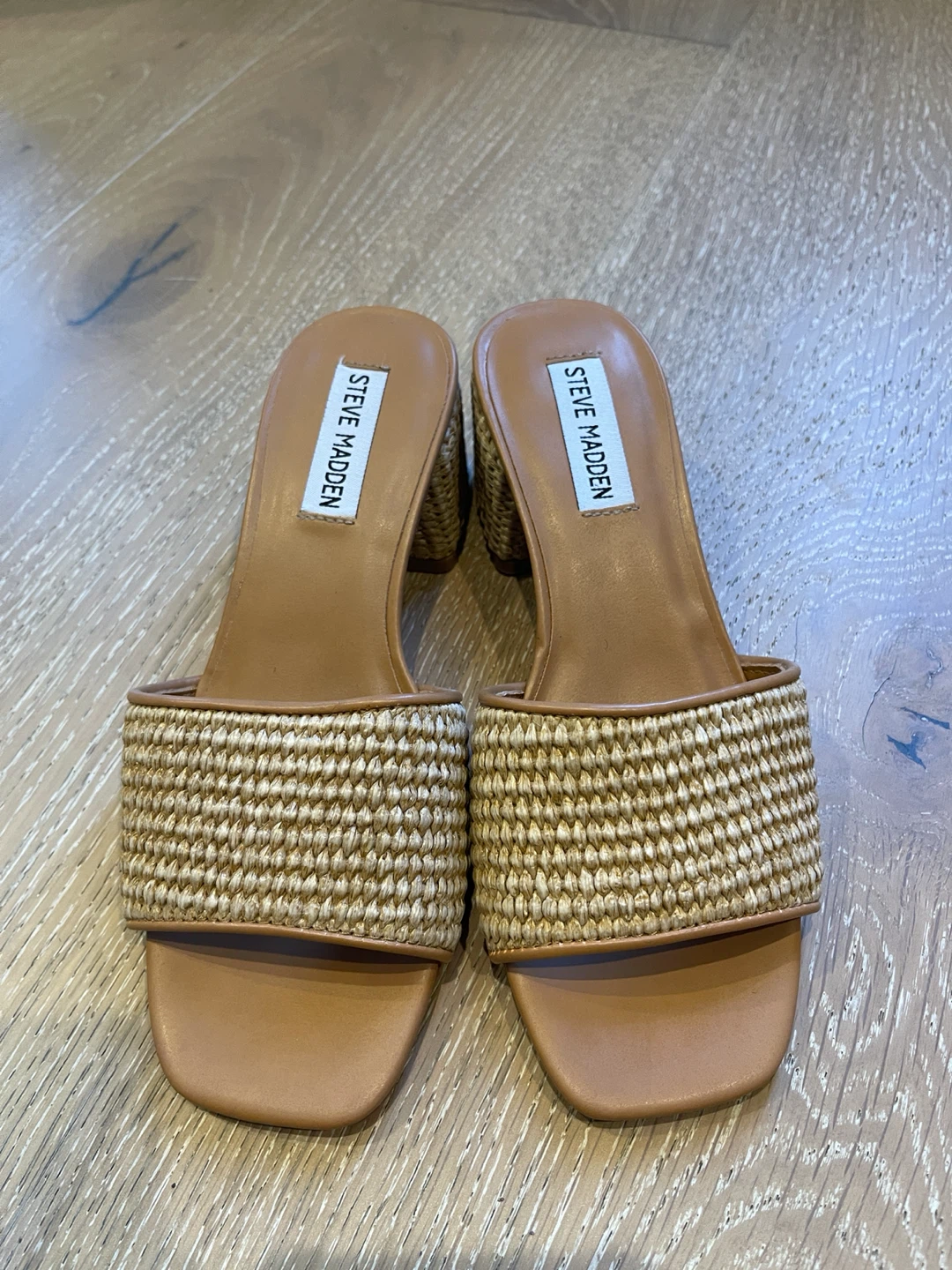 Steve Madden Woven Slide Heels