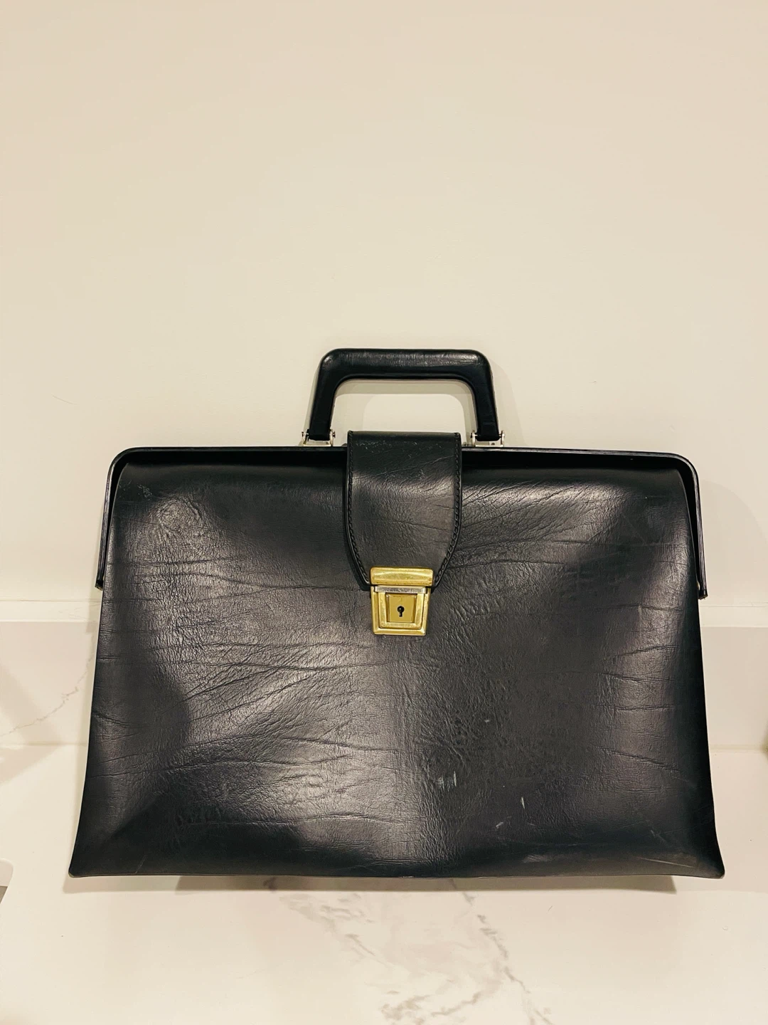 Vintage Black Doctor's Bag/Briefcase