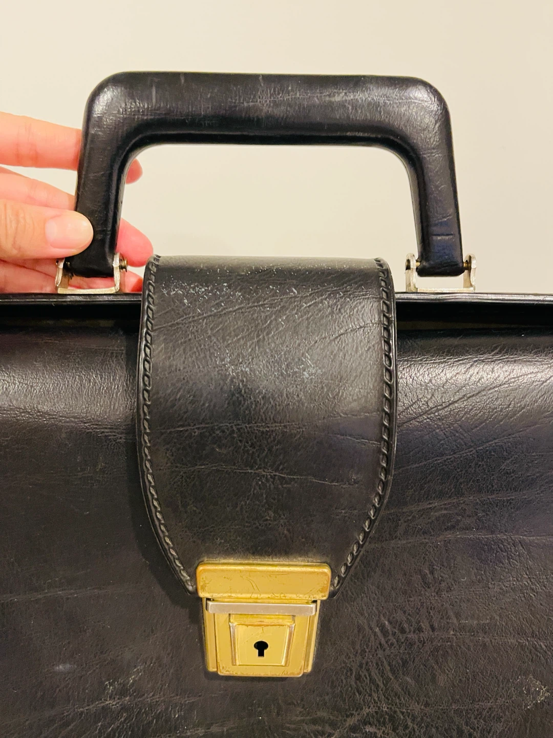 Vintage Black Doctor's Bag/Briefcase - photo 3