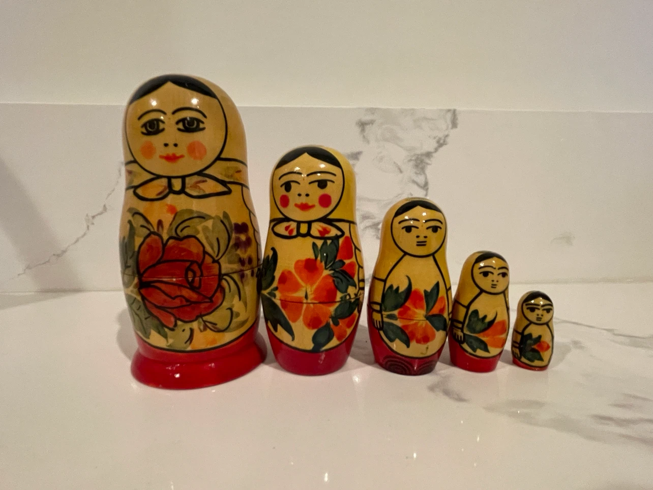 Vintage Matryoshka Nesting Dolls