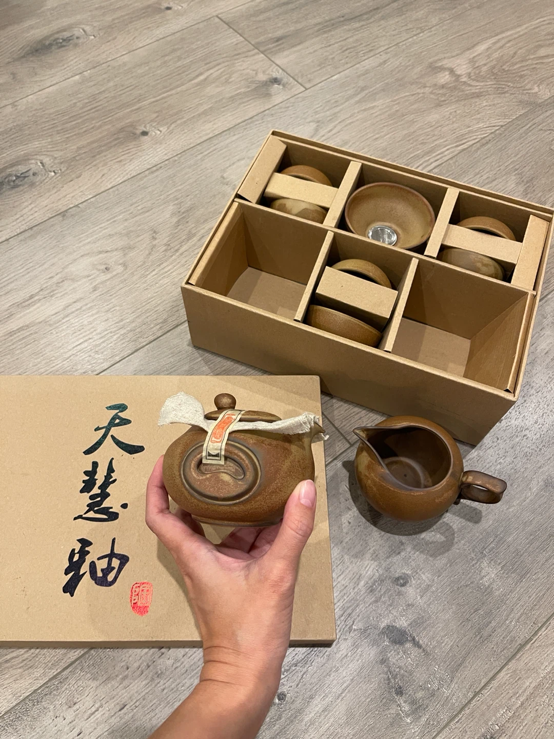 Ceramic Tea Set with Teapot and Cups - photo 3