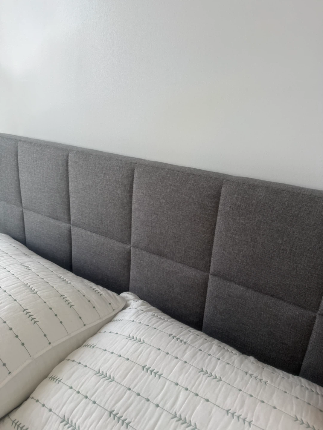 MARVELL Modern Double Size Bed Frame - Light Grey - photo 2