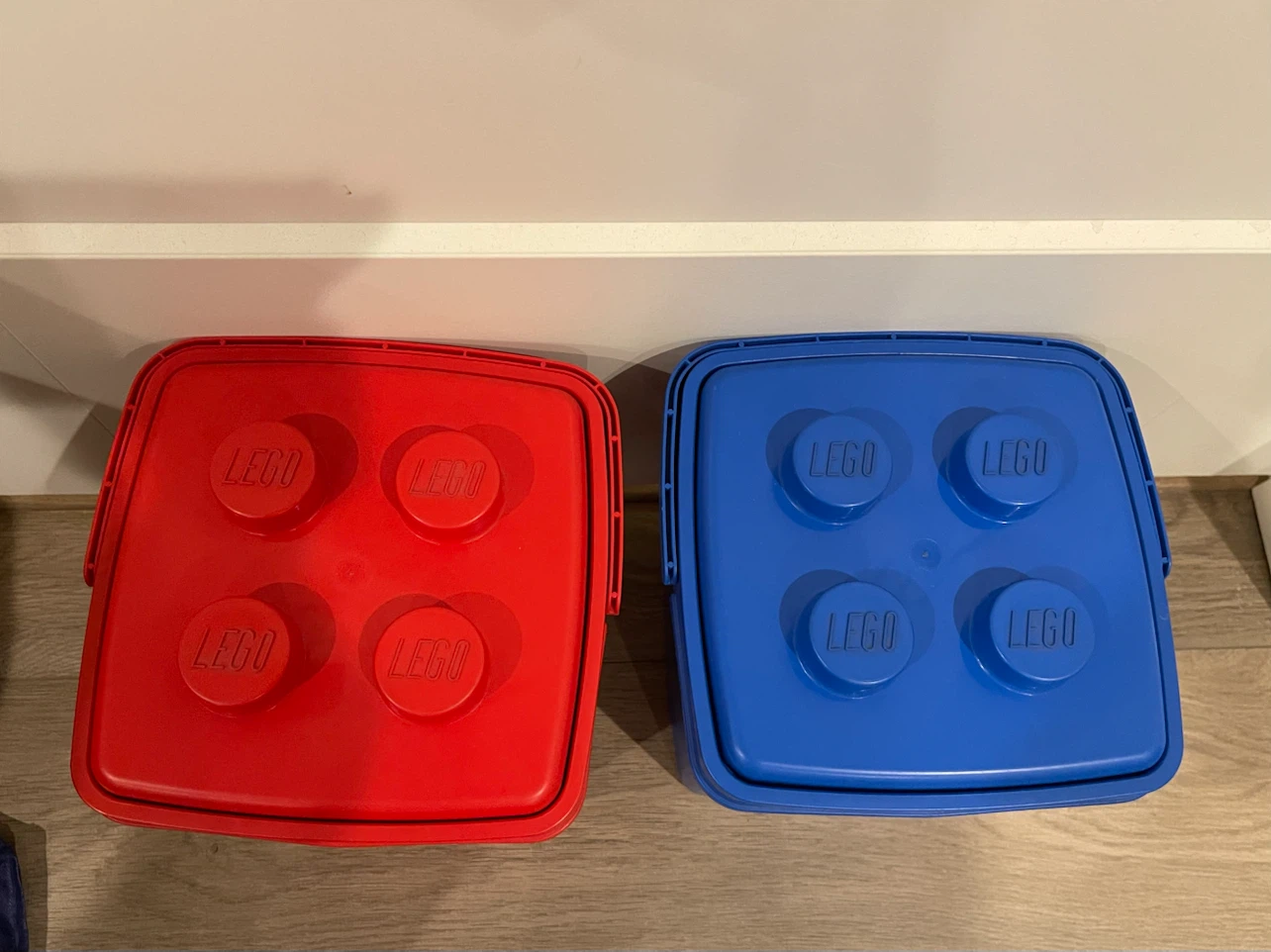 LEGO Storage Box Set - Red & Blue