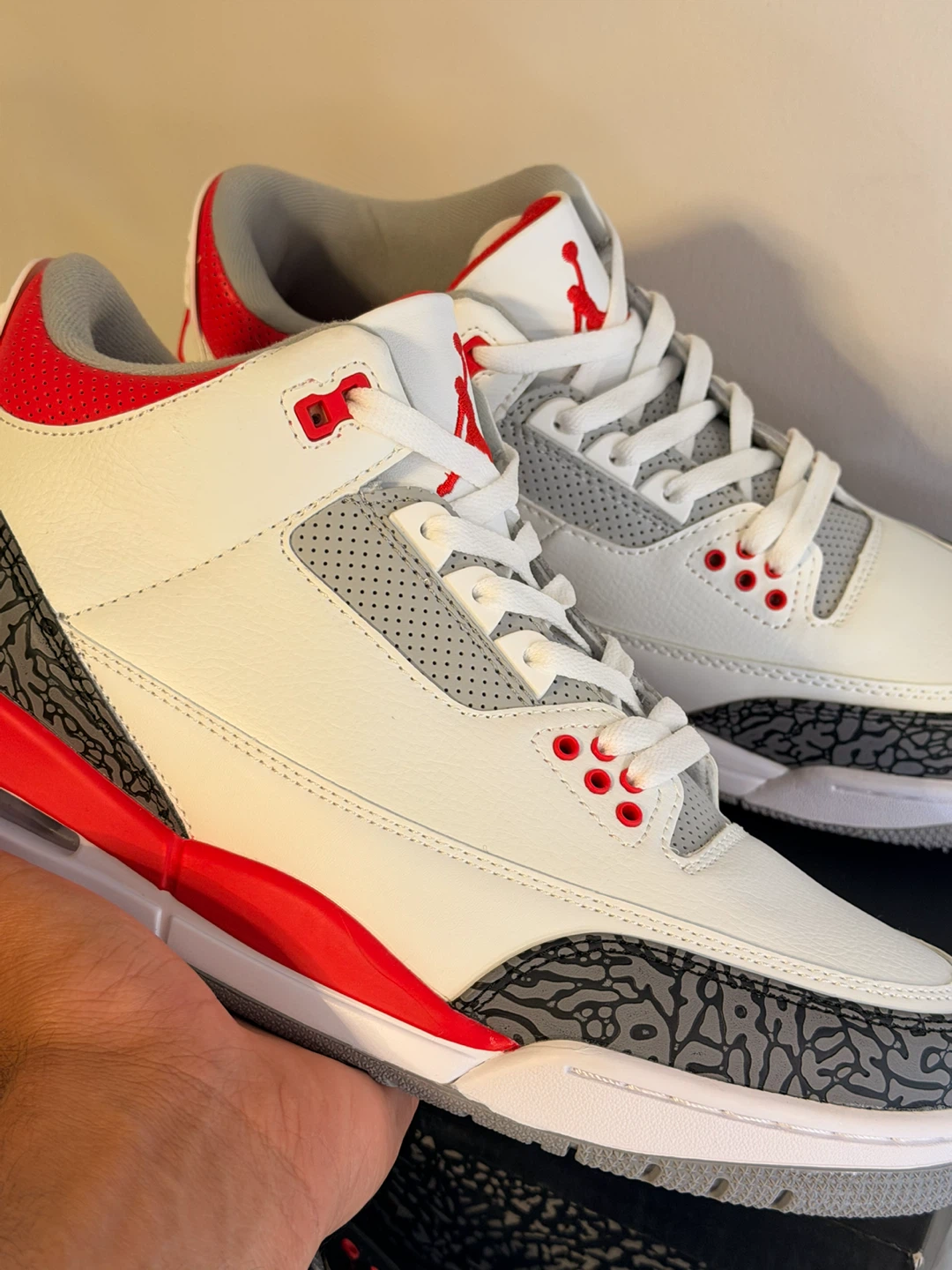 Air Jordan 3 "White Cement" & "Black Cement" Sneakers - photo 4