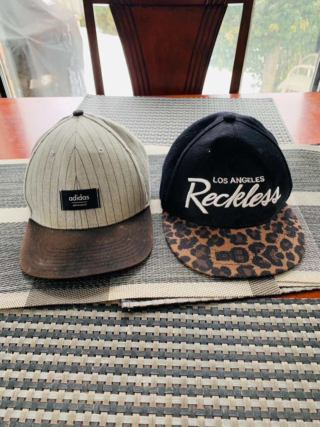 Two Men One Size Hats / Baseball Caps