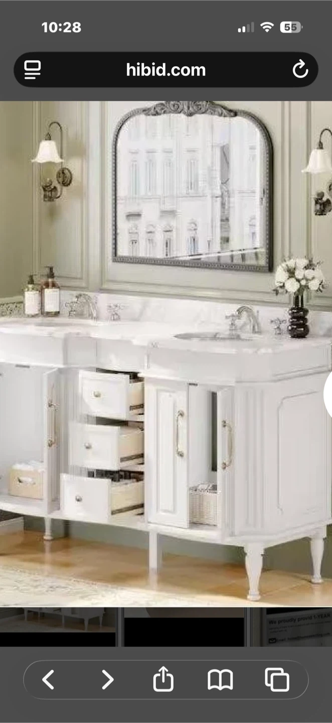 54" Freestanding Bathroom Vanity - Black - photo 2