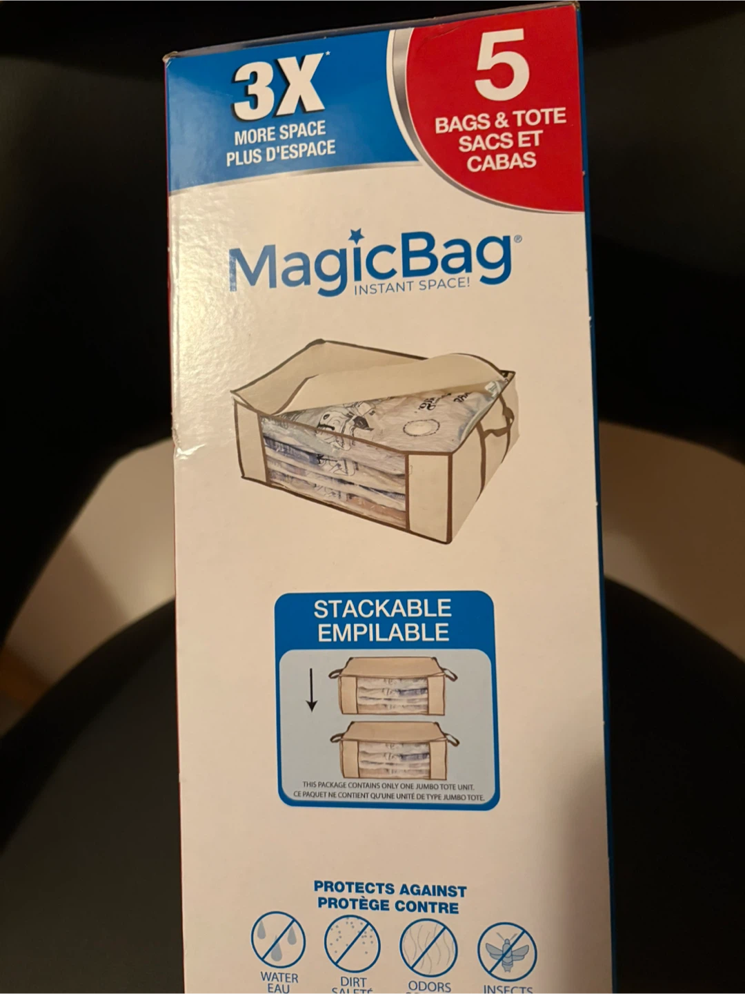 MagicBag Jumbo Storage Totes (5 Pack) - photo 4