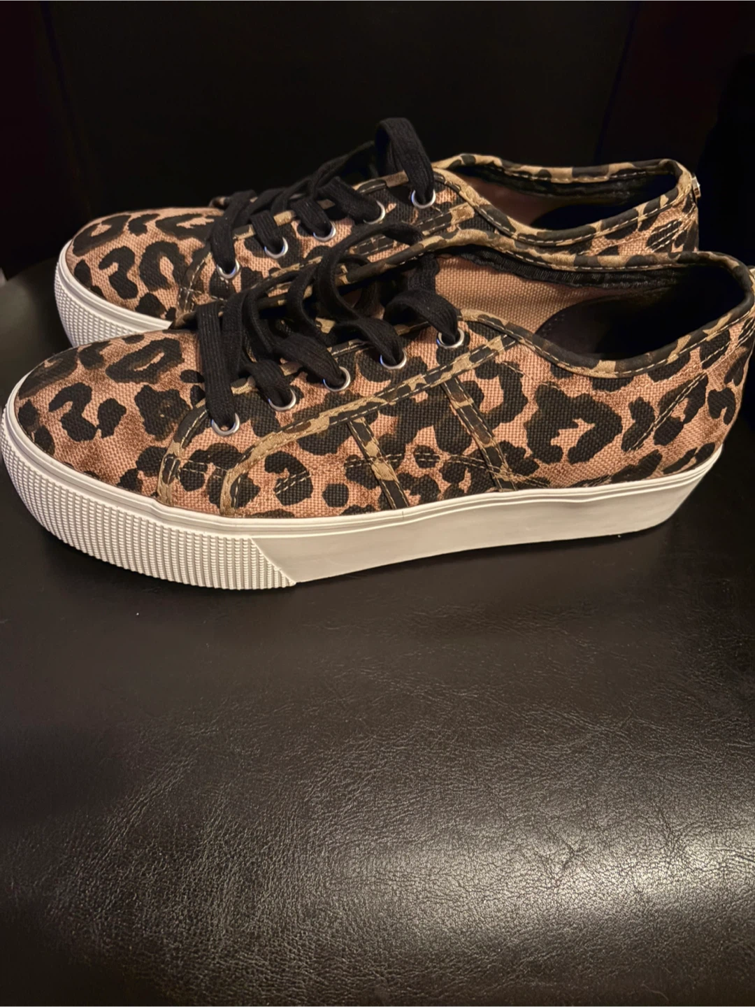 Steve Madden Leopard Print Canvas Sneakers - photo 2