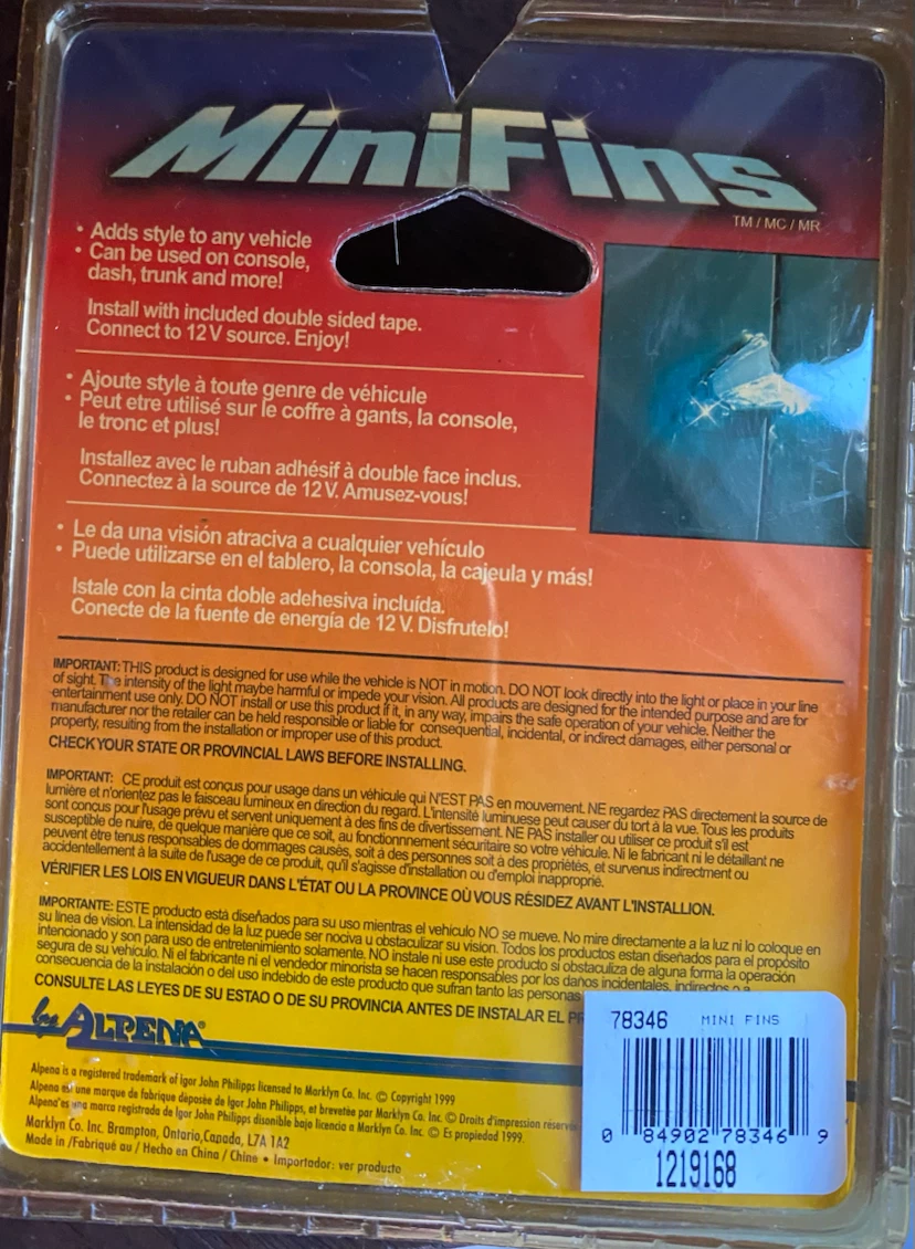 MiniFins Blue Super Bright LED Accent Lights - photo 2