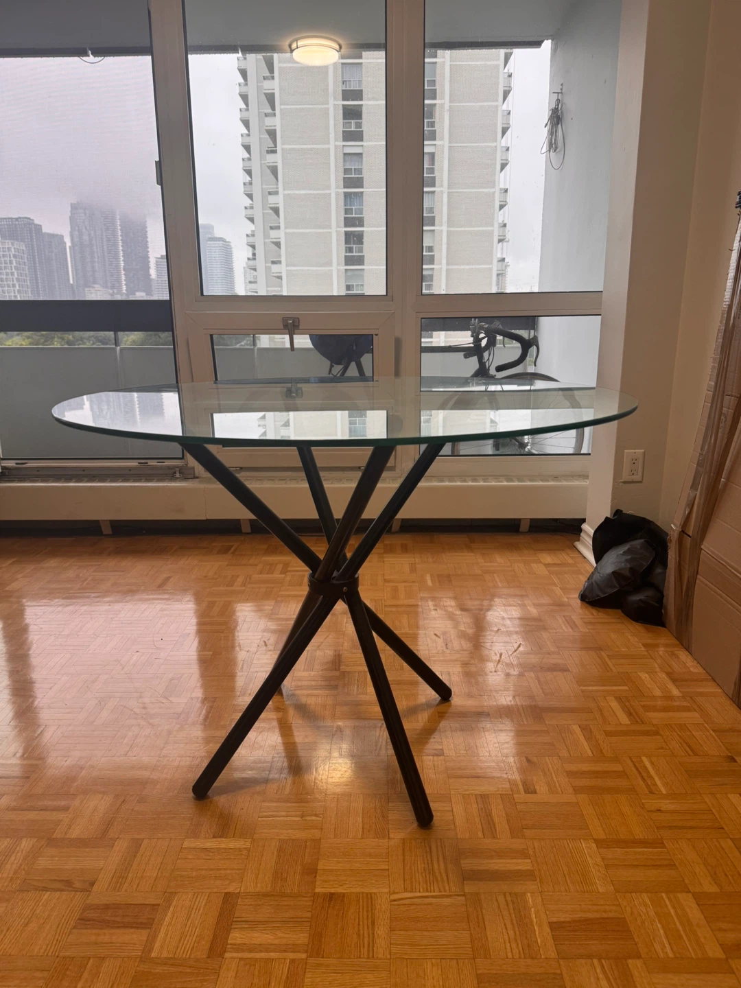 Glass Top Dining Table - photo 3