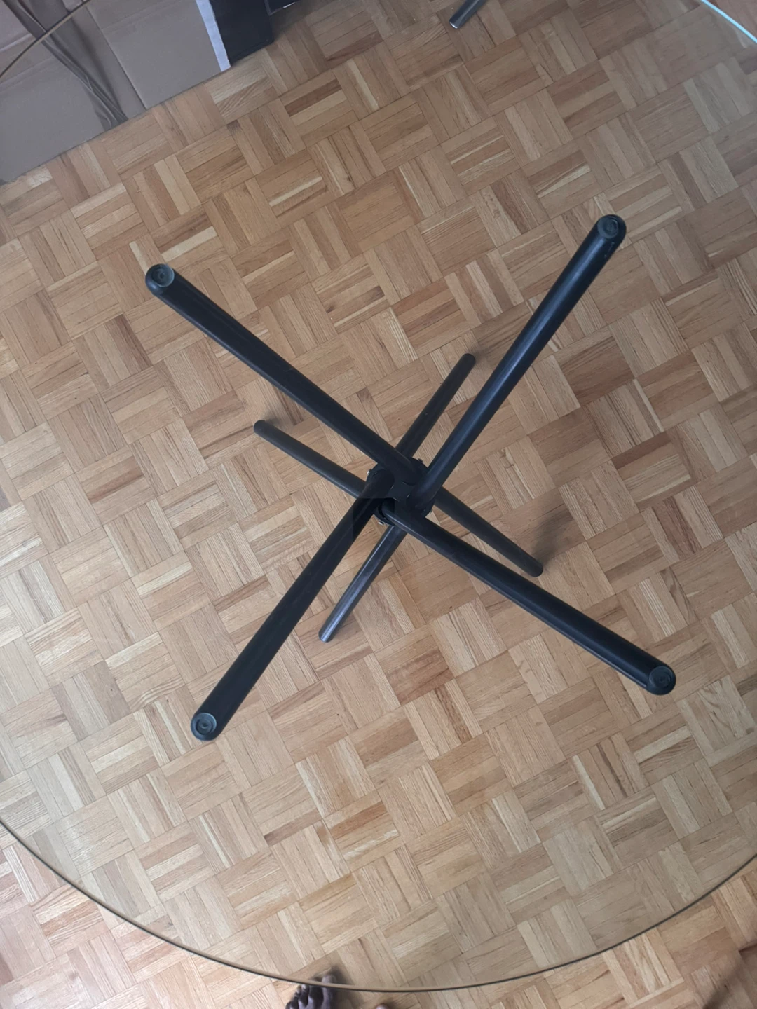 Glass Top Dining Table
