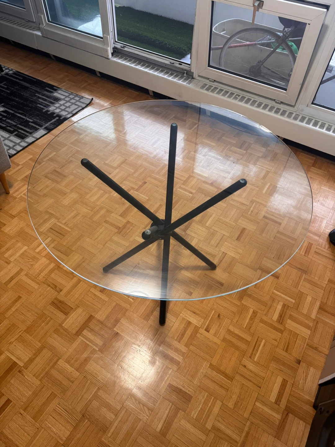 Glass Top Dining Table - photo 2