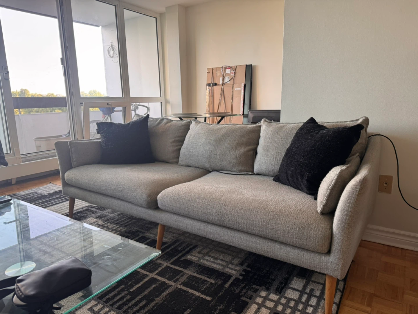 Light Grey Sofa - photo 2