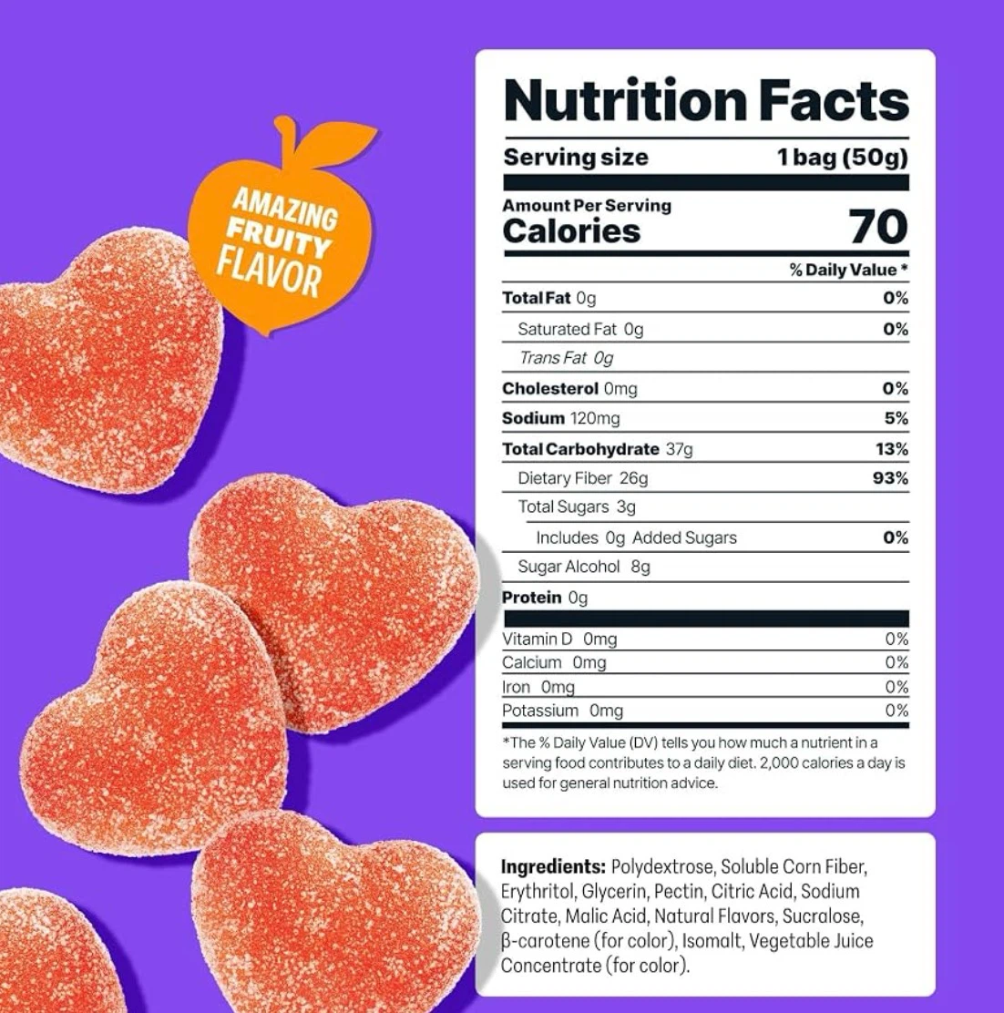 Shameless Snacks OMG Peach Gummy Candy - 6 pack - photo 3