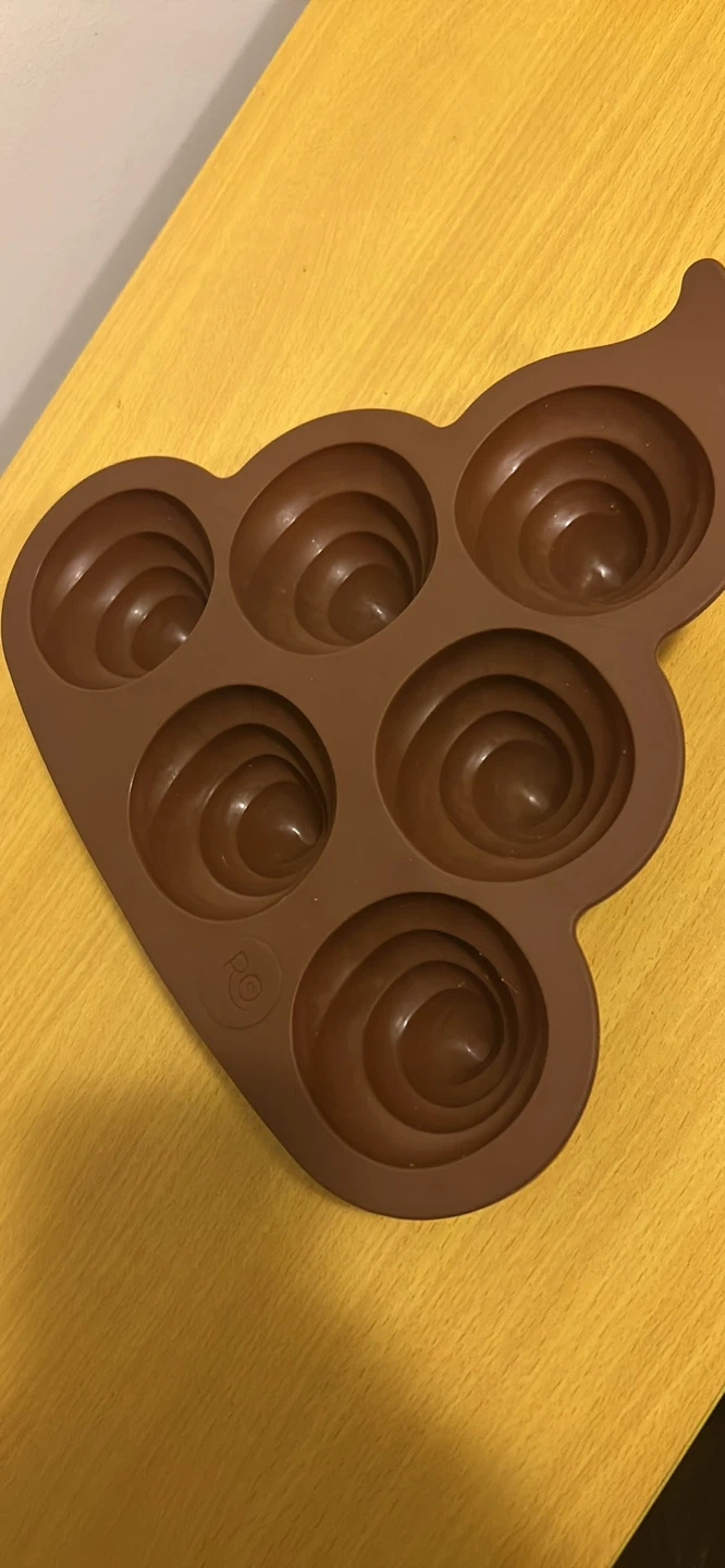 Brown Silicone Swirl Mold