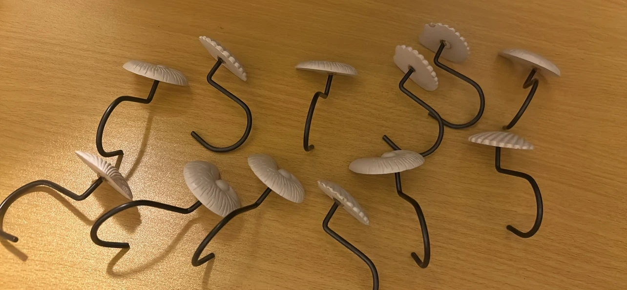 Set of 10 seashell-shaped hooks - photo 2