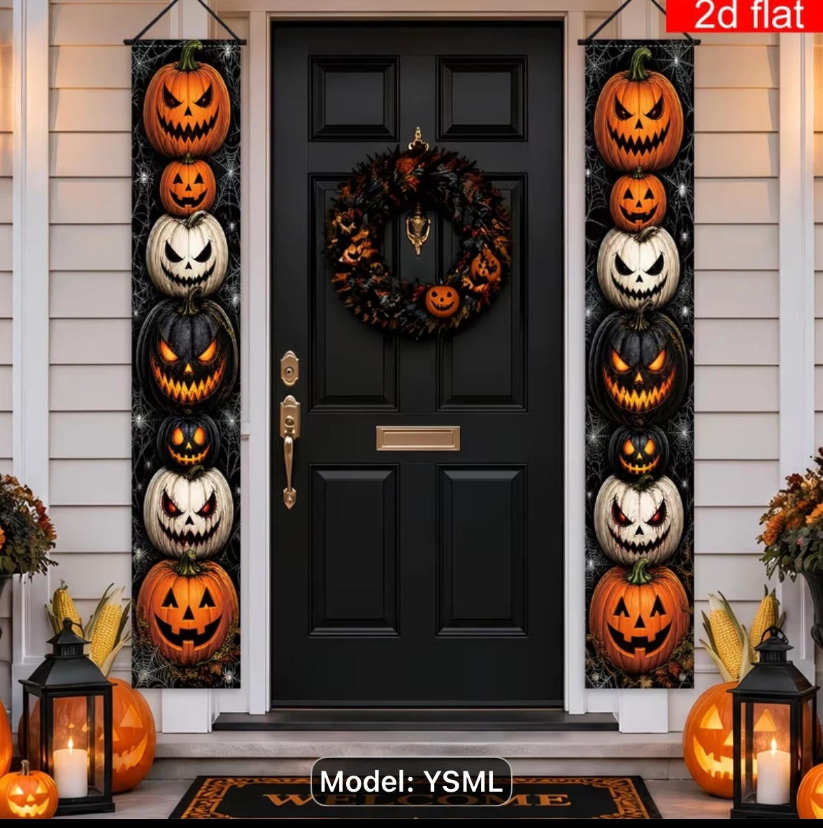 Halloween Porch Banner Decoration Set (2 Pack)