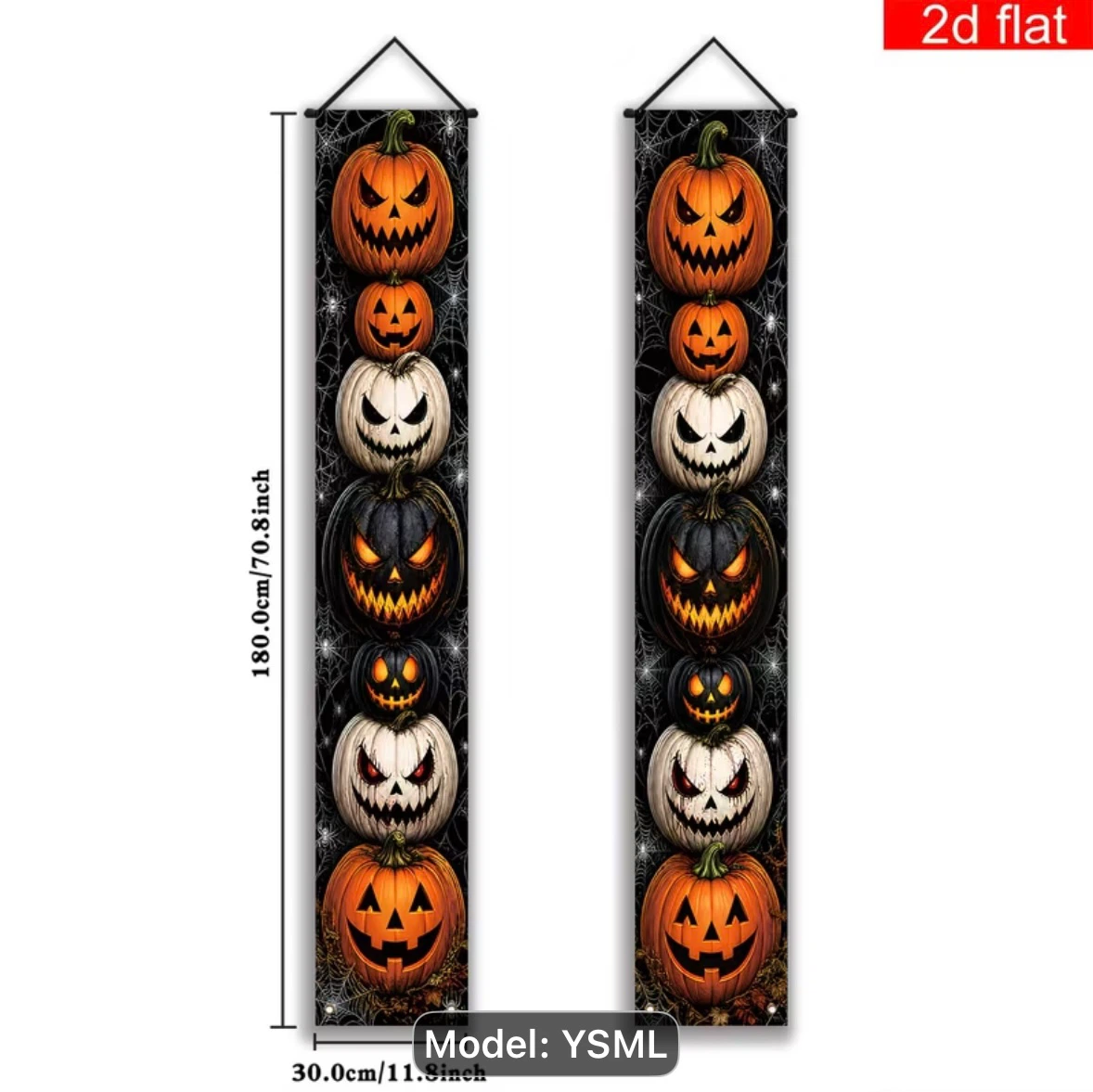 Halloween Porch Banner Decoration Set (2 Pack) - photo 5