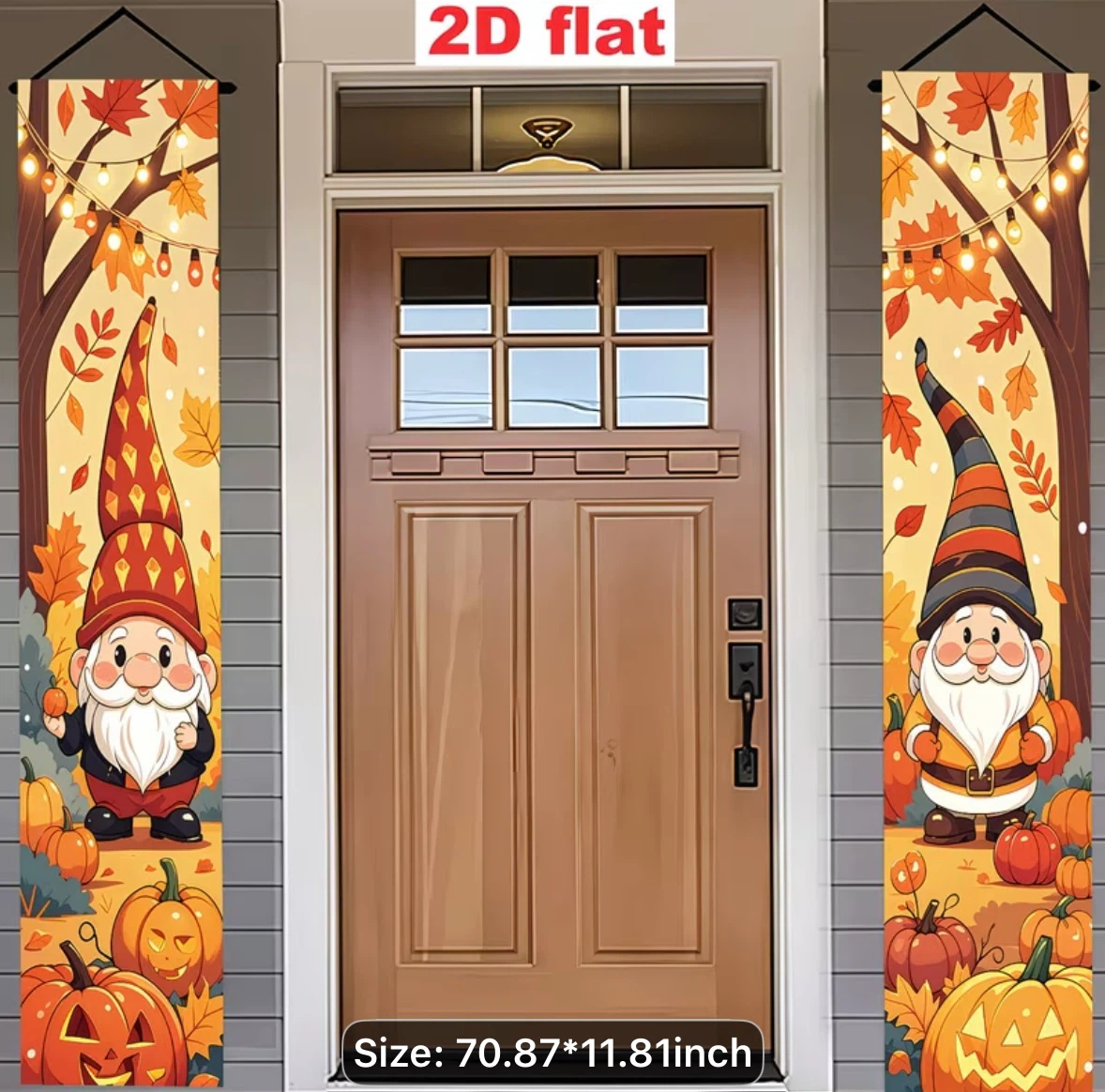 Fall Gnome Porch Banners - photo 2