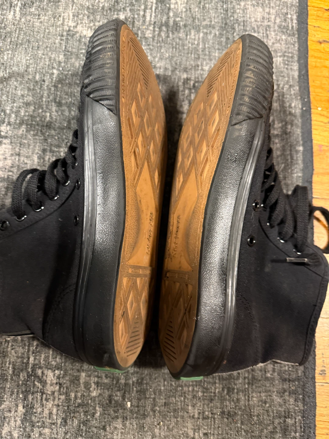 PF Flyers Black High-Top Canvas Sneakers - photo 4
