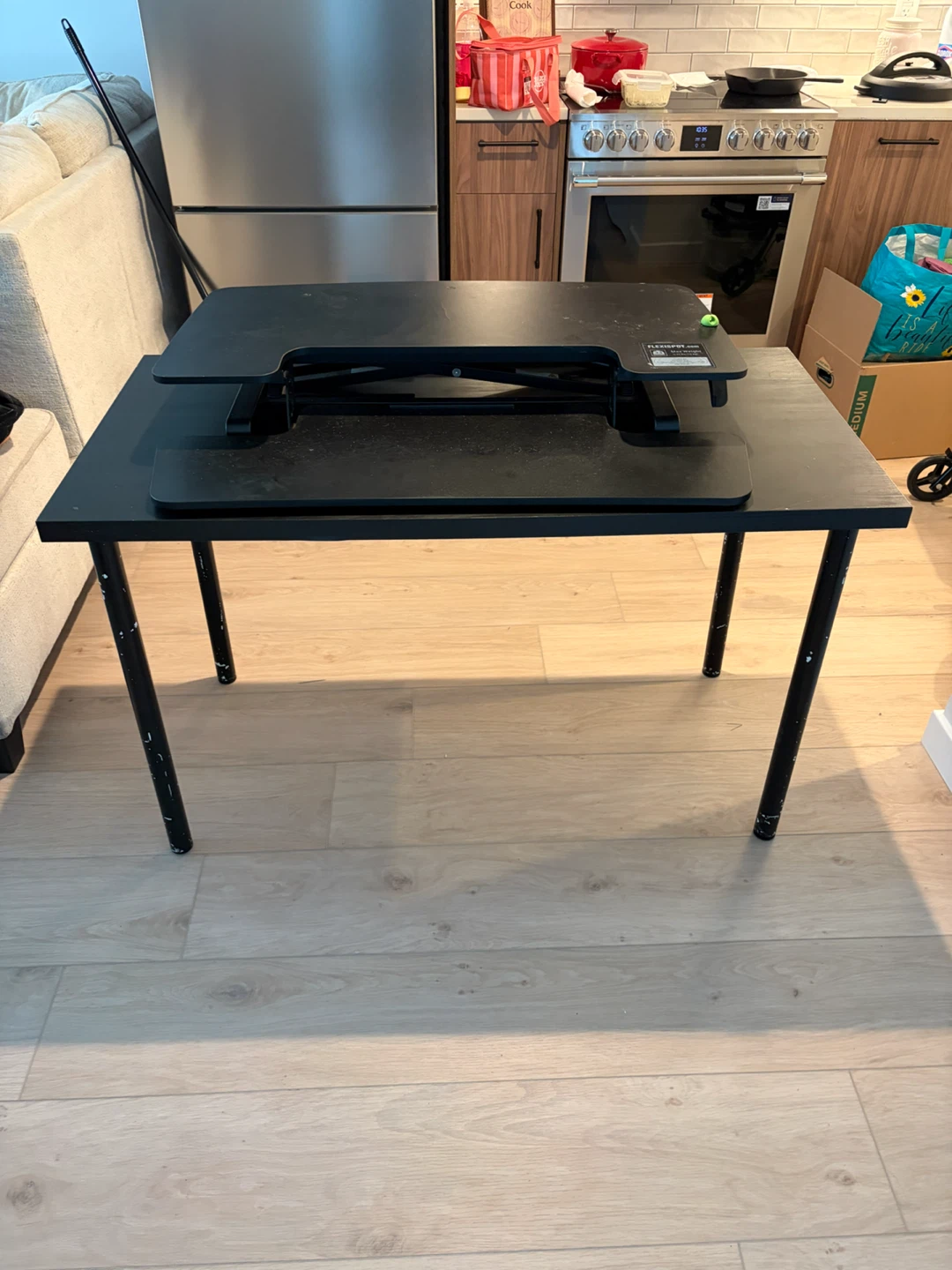 Black Standing Desk Converter
