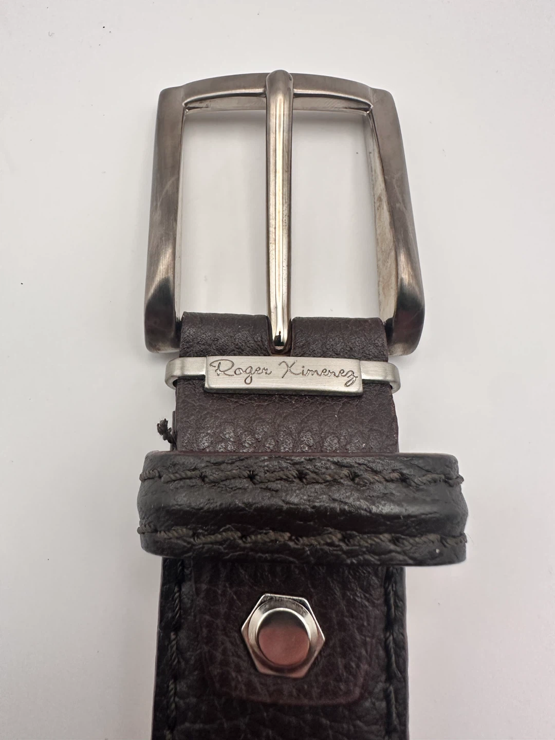 Roger Ximenez Genuine Italian Calf Leather Belt