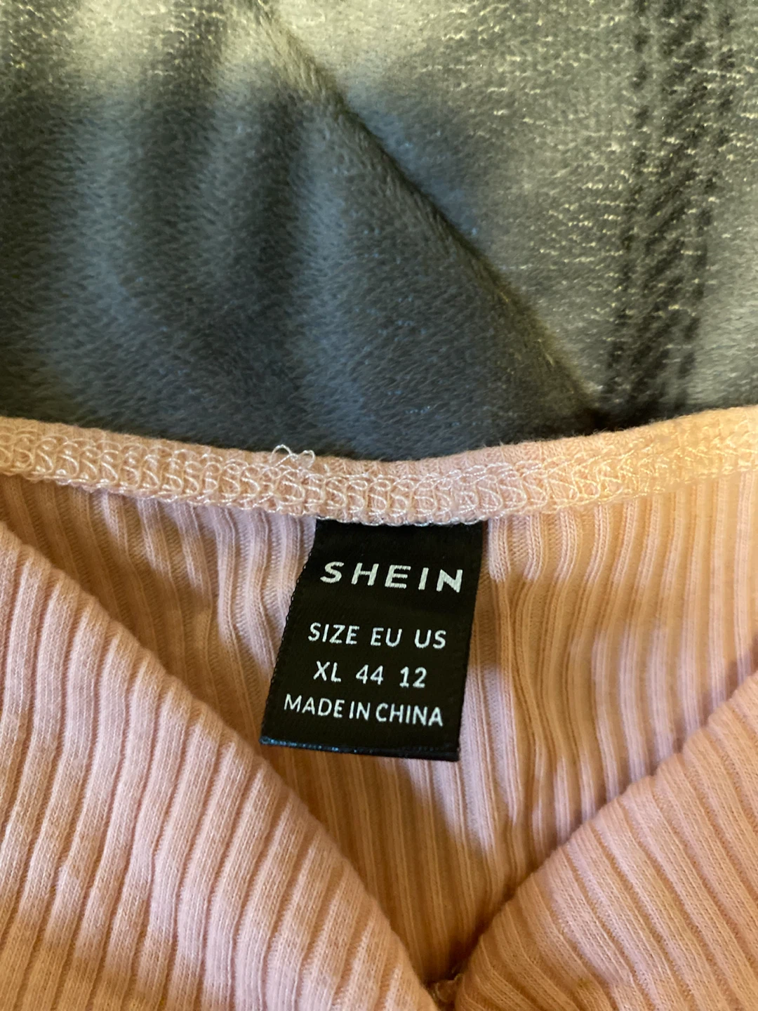 SHEIN Pink Ribbed Bodysuit Size XL - photo 2